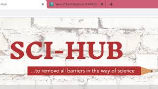 CARA MENGGUNAKAN SCI HUB [upl. by Ahsiakal]