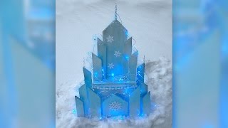 DIY Elsas Ice Castle  Disney Frozen [upl. by Lasyrc]