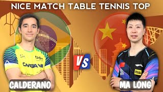 Ma long vs Hugo Calderano QF WTT China Smash 2024 [upl. by Auqinot905]