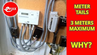 WHY are CONSUMER UNIT meter tails a maximum of 3 METERS long [upl. by Downing]