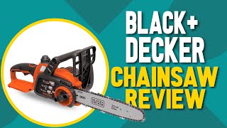 BLACK DECKER 20v Max Cordless Chainsaw 10 Inch Reviews [upl. by Heddie]