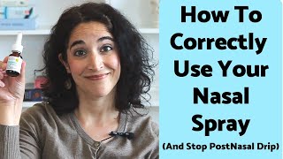 How to Use a Prescription Nasal Spray [upl. by Skolnik]