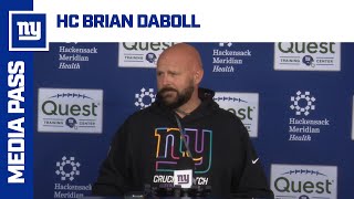 Coach Brian Daboll Provides Final Updates before MNF  New York Giants [upl. by Mount716]