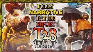 A Fully Narrative Wargame Experiment  TURNIP28 Battle Report [upl. by Azaria599]