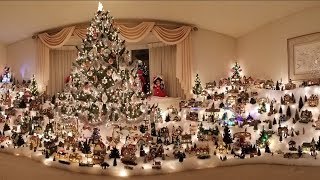 Massive Christmas Village Display with Time Lapse [upl. by Ycniuqal31]