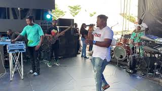 Baba lotija at fidelity bank Nigeria end of year party Sound Check tene [upl. by Ahseekal]