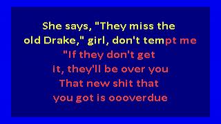 Drake  Headlines karaoke [upl. by Roumell]