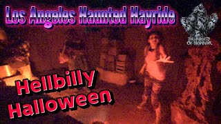 Hellbilly Halloween  Full Walkthrough  Los Angeles Haunted Hayride 2024 [upl. by Fermin]