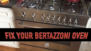 Bertazzoni Gas Range Oven wont stay on Replace the thermocouple [upl. by Ashby]