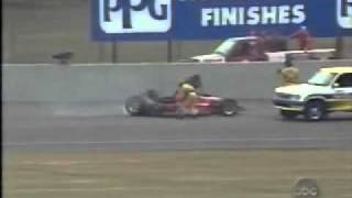 Emerson Fittipaldi Career Ending Crash [upl. by Alyakam]