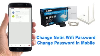 How to Change Netis Wifi Router Password in Mobile ☛ Change Wifi Password  Netis wf2419e [upl. by Wagshul]