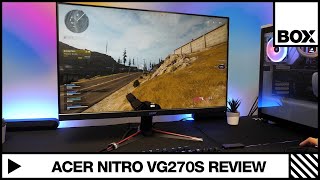 Acer Nitro VG270S 27 Full HD IPS Gaming Monitor Review [upl. by Aztilay]