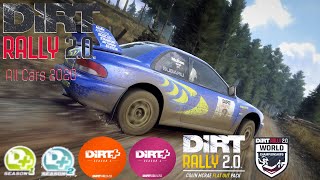 Dirt Rally 20 All Rally Cars 2020 All DLC Full 1080p HD [upl. by Bord]