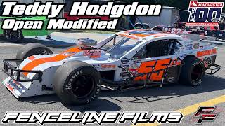 Teddy Hodgdon Open Modified Monadnock Speedway Winchester 100 2024 [upl. by Shulamith157]