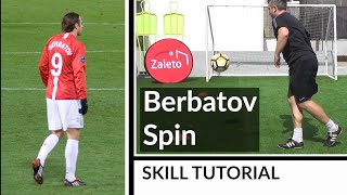 Berbatov Spin ⚽️ SKILL TUTORIAL [upl. by Ajnos]