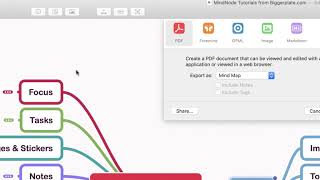 MindNode Tutorial  Exporting [upl. by Rosen]