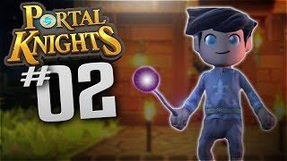 Portal Knights  Ep 2  Dungeon  Lets Play Portal Knights Gameplay [upl. by Wiseman]