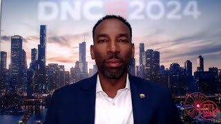 Full  Atlanta Mayor Andre Dickens talks Democratic National Convention 2024 presidential election [upl. by Kcirdneh]