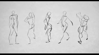 Quick Pose Gesture Sketching CtrlPaintcom [upl. by Sardella]