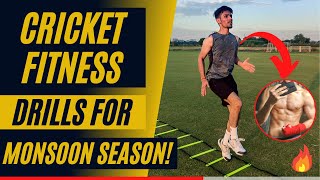 CRICKET FITNESS DRILLS IN MONSOON SEASON  DRILLS FOR CRICKET [upl. by Berwick661]