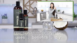 Fractionated Coconut Oil Best Uses amp Benefits  Quick How To [upl. by Ardnuhsed276]