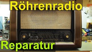 Reparatur Röhrenradio da glüht einem das Herz [upl. by Dowzall]