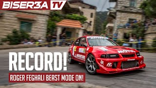 RAW  Roger Feghali New Record  Full Run Falougha Hill Climb 2015 [upl. by Ariel]