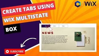 How to Create Custom Tabs Using Multistate Box and Velo Code  For Beginners  Wix Ideas [upl. by Jedthus]