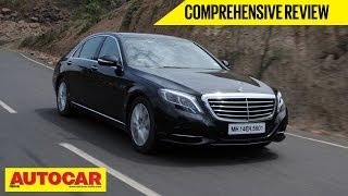 2014 Mercedes Benz SClass S350 CDI  Full Roadtest Video  Autocar India [upl. by Selij]