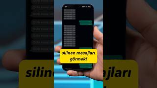 WhatsApp silinen mesajları okumak [upl. by Aivatnwahs765]