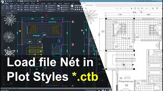 Hướng dẫn load file nét in ctb vào Plot Styles trên phần mềm progeCAD [upl. by Lynd124]