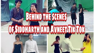 BTS Of Siddharth Nigam and Avneet Kaur Tiktok [upl. by Oirtemed]