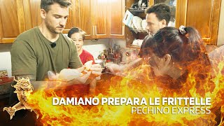 Damiano prepara le frittelle  Pechino Express [upl. by Masao]