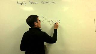 Simplify Rational Expressions Part 2 [upl. by Lil651]