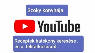 Receptek hatékony keresése  Szoky konyhája [upl. by Ailedo]