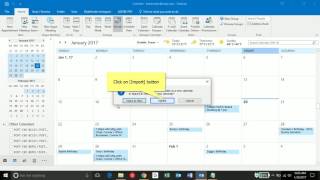 Importing ICS Calendar [upl. by Kynan]