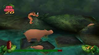 Tarzan Disneys Tarzan Action Game 100 Walkthrough 10  Journey to the Treehouse [upl. by Ahsie]