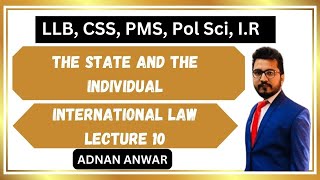 The State and the Individual in International Law llb css pms lawlectures pu polsci IR IL [upl. by Siderf846]