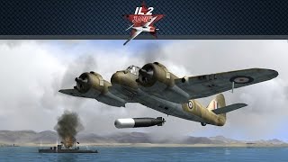 IL2 1946 Beaufighter The Italian Fleet  Torpedo Run [upl. by Mcmath821]