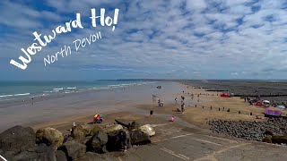 WESTWARD HO  Bideford  North Devon  Walking Tour  Gimbal Walk [upl. by Euqinomad537]