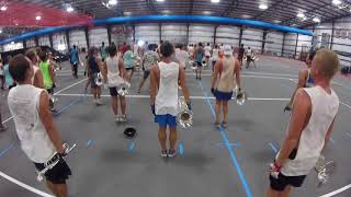 Bluecoats 2017 Lead Mello Cam Chris Marziliano [upl. by Sakmar]