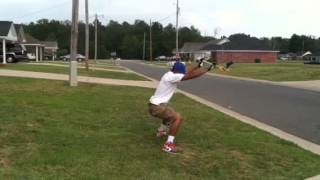 Drum Major backbend with a JSU style routine [upl. by Gesner321]