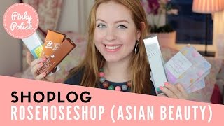 Shoplog RoseRoseShop Asian Beauty  PinkyPolishnl [upl. by Soalokin115]