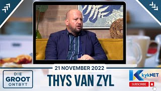 Thys van Zyl  Beleggings op plaaslike en internasionale aandelebeurse  21 November 2022 [upl. by Lednahs]