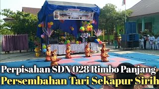 Tari Sekapur Sirih Perpisahan 2024 SDN 028 Rimbo Panjang Kampar Riau [upl. by Amund]