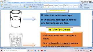 Sistemas Homogéneo y Heterogéneo [upl. by Ailyt974]