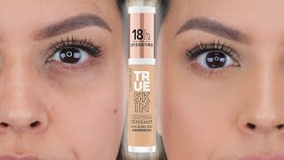 NEW DRUGSTORE CONCEALER 🚨CATRICE TRUE SKIN HIGH COVERAGE CONCEALER  REVIEW  FULL DAY WEAR TEST [upl. by Steady]