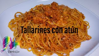 Tallarines con Atun en 10 MINUTOS [upl. by Laroc]