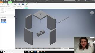 Creating an Assembly Exploded View and Parts list in Autodesk Inventor 2018 [upl. by Anyehs]