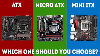 Motherboards ATX vs Micro ATX vs Mini ITX – Which Should I Choose [upl. by Nnewg]